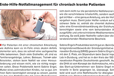 Bericht über die Asthma Tasche Chronikit