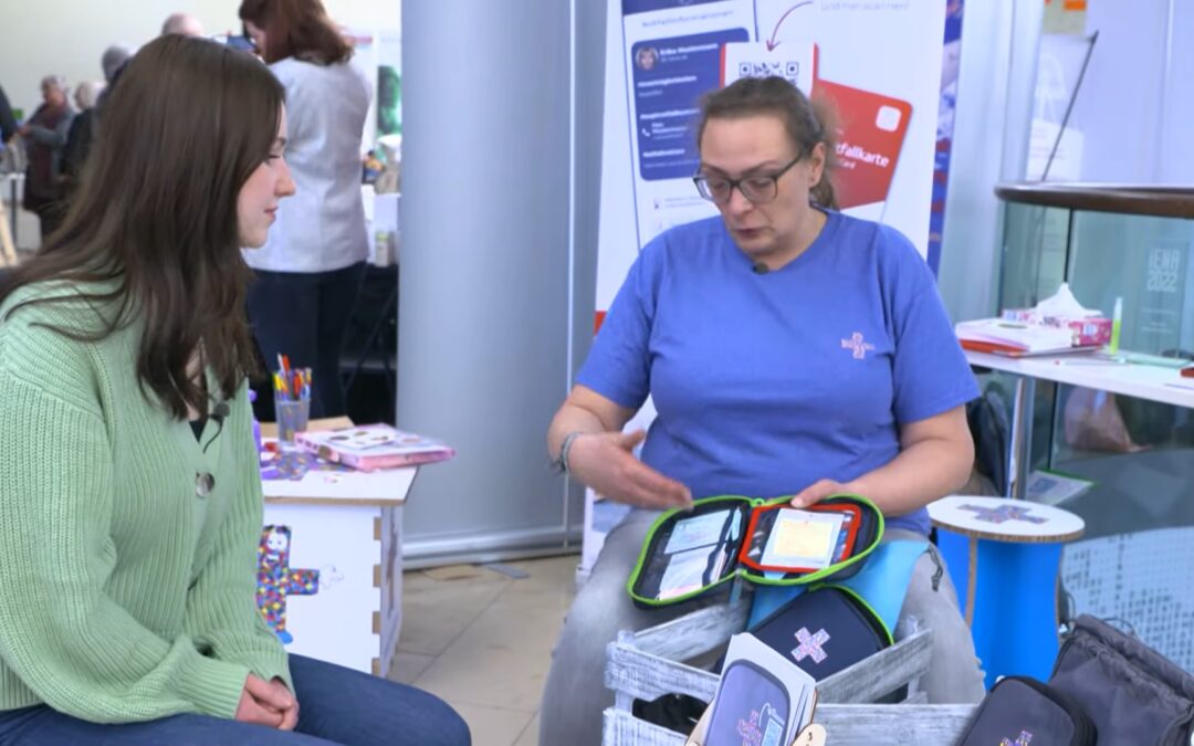 chronikit auf der Gesundheitsmesse Duisburg    –    zur Notfalltasche nun auch die Notfallkarte!